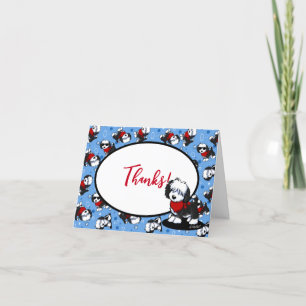 KiniArt Cutieface OES Puppy Hartelijk dank Bedankkaart