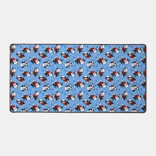 KiniArt Cutieface Sheepdogs Desk Mat (Voorkant)
