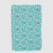 KiniArt Cutieface Westie Golf Towel Golfhanddoek (Voorkant)