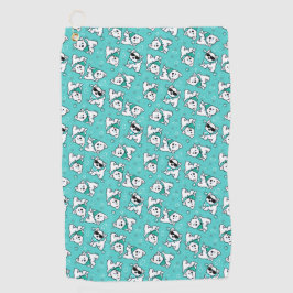 KiniArt Cutieface Westie Golf Towel Golfhanddoek