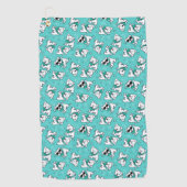 KiniArt Cutieface Westie Golf Towel Golfhanddoek (Voorkant)