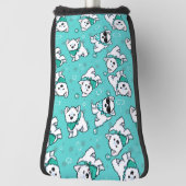 KiniArt Cutieface Westie Golfheadcover (Draai 90)