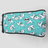 KiniArt Cutieface Westie Golfheadcover (Voorkant)
