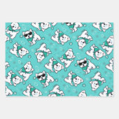 KiniArt Cutieface Westie Inpakpapier Vel (Voorkant)