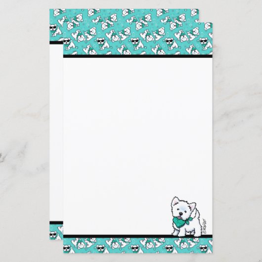 KiniArt Cutieface Westies (Voorkant / Achterkant)