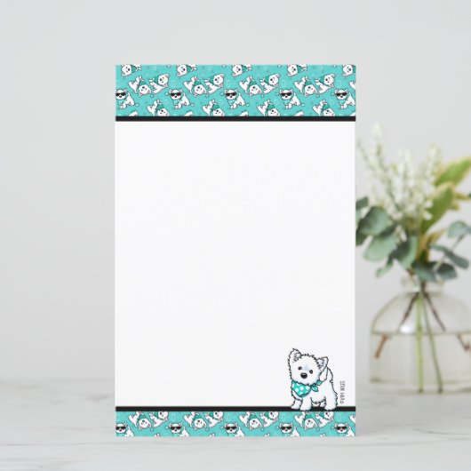 KiniArt Cutieface Westies (Staand voorkant)