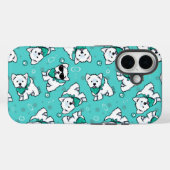KiniArt Cutieface Westies Case-Mate iPhone Case (Achterkant (horizontaal))