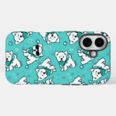 KiniArt Cutieface Westies Case-Mate iPhone Case (Achterkant (horizontaal))