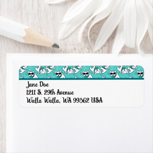 KiniArt Cutieface Westies Etiket (Insitu)