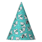 KiniArt Cutieface Westies Feesthoedjes (Links)