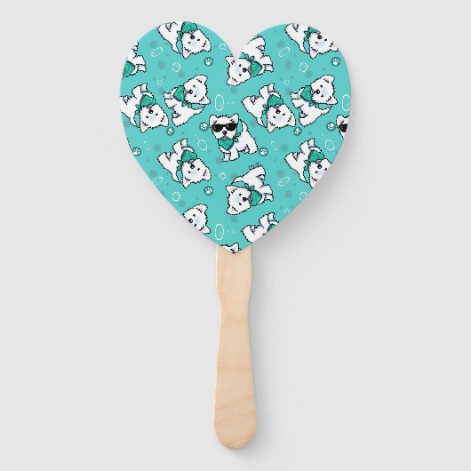 KiniArt Cutieface Westies Handwaaier (Voorkant)