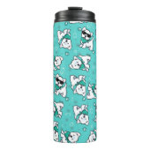 KiniArt Cutieface Westies Thermosbeker (Voorkant)