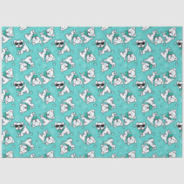 KiniArt Cutieface Westies Tissuepapier