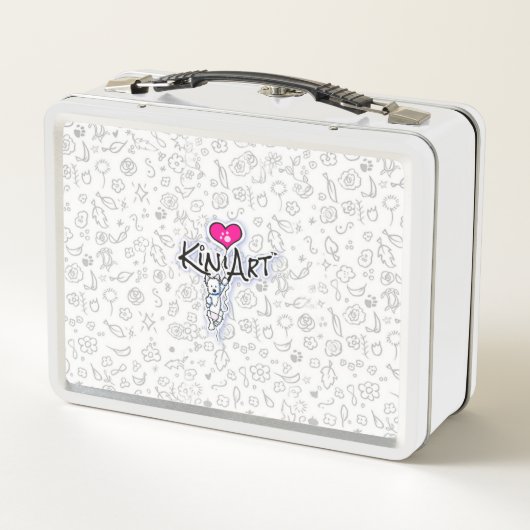 KiniArt Dangling Westie Lunchbox (Achterkant)