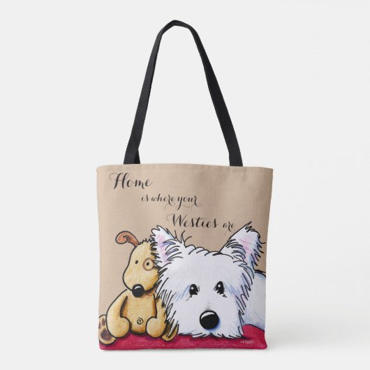 KiniArt Ditto en Pudge 2 Tote Bag (Achterkant)