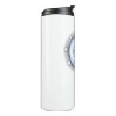 KiniArt Diving Westie Porthole Thermosbeker (Gedraaid links)