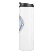 KiniArt Diving Westie Porthole Thermosbeker (Geroteerd rechts)