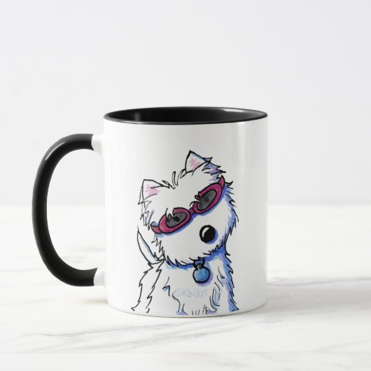 KiniArt Doggles Westie Mok (Links)