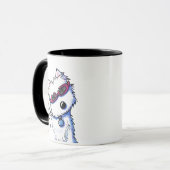 KiniArt Doggles Westie Mok (Voorkant links)