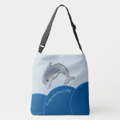 KiniArt Dolfijn Crossbody Tas (Achterkant)