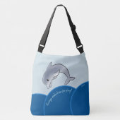 KiniArt Dolfijn Crossbody Tas (Voorkant)