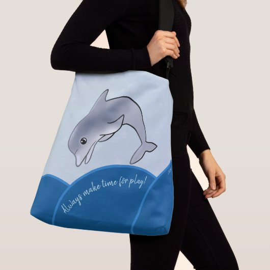 KiniArt Dolfijn Crossbody Tas (Dichtbij)
