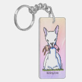 KiniArt Dolly Llama Sleutelhanger (Voorkant Links)