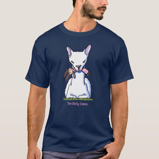 KiniArt Dolly Llama T-shirt (Voorkant)