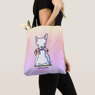 KiniArt Dolly Llama Tote Bag