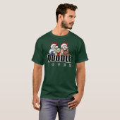 KiniArt Doodle Lover Kerst T-Shirt (Voorkant volledig)