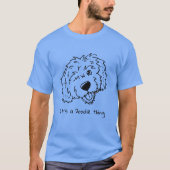 KiniArt Doodlemoji KNIPOGENDE DOODLE T-Shirt (Voorkant)