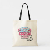 KiniArt Doorgaan met Westie T-Shirt Tote Bag (Achterkant)