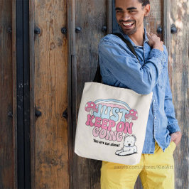 KiniArt Doorgaan met Westie T-Shirt Tote Bag