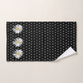 KiniArt Dotted Daisy Bad Handdoek (Handdoek)