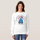 KiniArt Dragon kerstshirt Trui (Voorkant volledig)