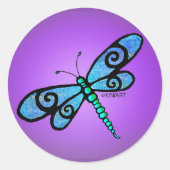 KiniArt Dragonfly Stickers (Voorkant)