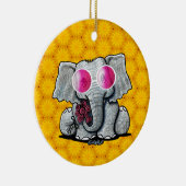 KiniArt Elephant Keramisch Ornament (Rechts)
