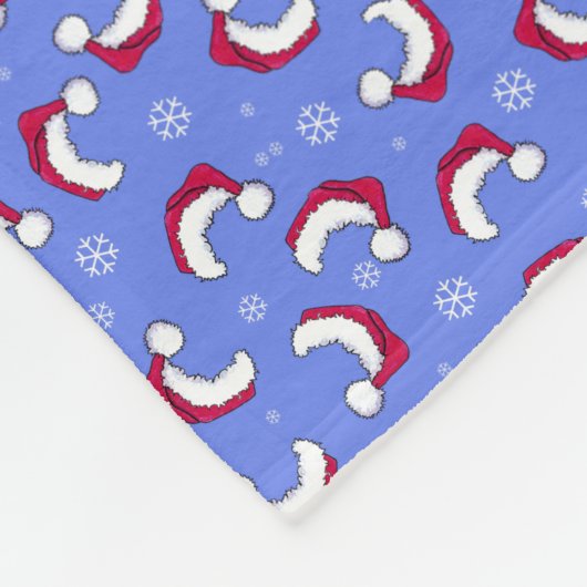 KiniArt Elephant-kerstfeest Fleece Blanket (Hoek)