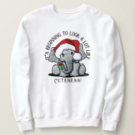 KiniArt Elephant-kerstshirt Trui