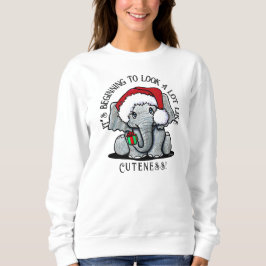 KiniArt Elephant-kerstshirt Trui