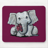 KiniArt Elephant Mousepad Muismat (Voorkant)