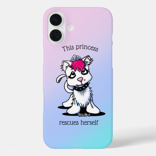KiniArt Feminine AF iPhone Case (Achterkant)