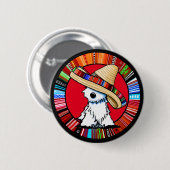 KiniArt Fiesta Westie Classic Ronde Button 5,7 Cm (Voorkant /achterkant)