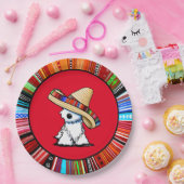 KiniArt Fiesta Westie Papieren Bord (Feest)