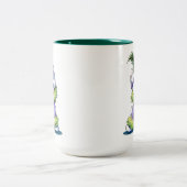 KiniArt Flapper Westie Tweekleurige Koffiemok (Center)