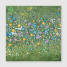 KiniArt Floral Garden Birds and Butterflies