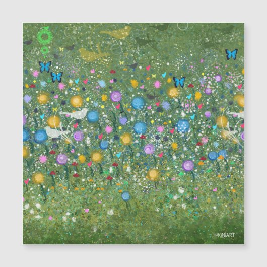 KiniArt Floral Garden Birds and Butterflies (Voorkant)