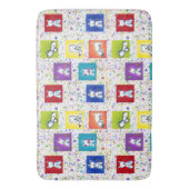 KiniArt Flowerbox Westies Badmat (Voorkant Verticaal)