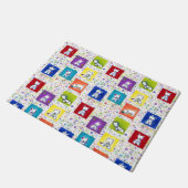 KiniArt Flowerbox Westies Deurmat (Schuin)