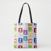 KiniArt Flowerbox Westies Tote Bag (Voorkant)